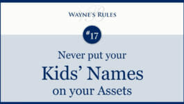 Wayne’s Rule #17